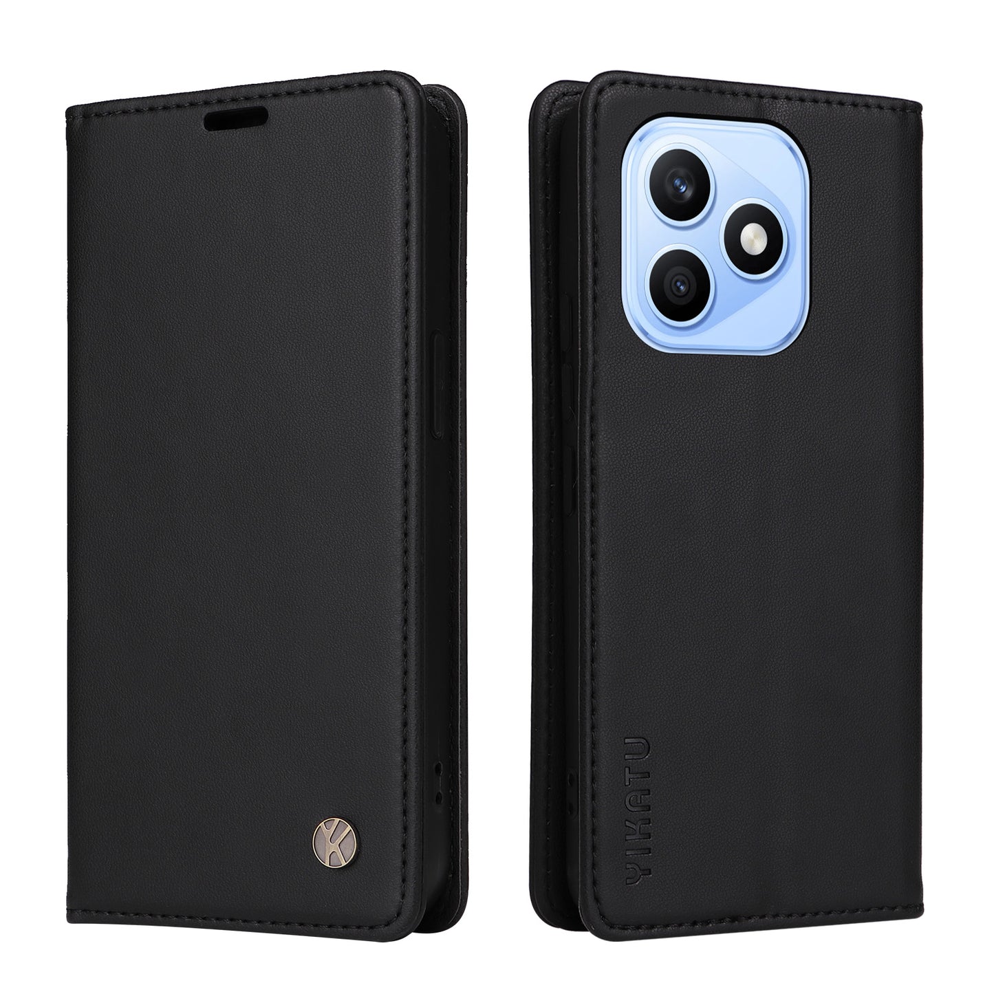 YIKATU For Honor X8d 4G YK-001 Phone Cases Magnetic Closure PU Leather Mobile Cover