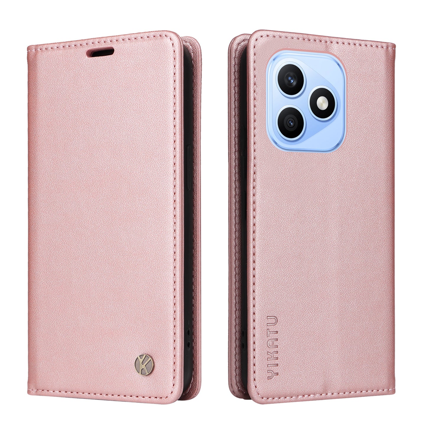 YIKATU For Honor X8d 4G YK-001 Phone Cases Magnetic Closure PU Leather Mobile Cover