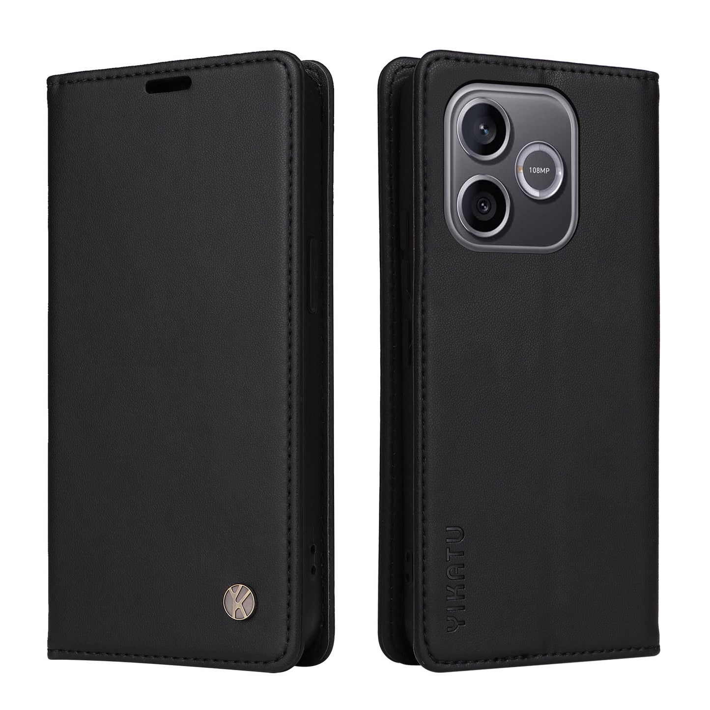 YIKATU For Honor 600 Lite 5G YK-001 Phone Cases Magnetic Closure PU Leather Mobile Cover