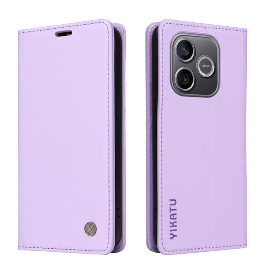 Honor 600 Lite 5G Handyhülle – YIKATU YK-001 Handyhüllen Magnetverschluss PU-Leder