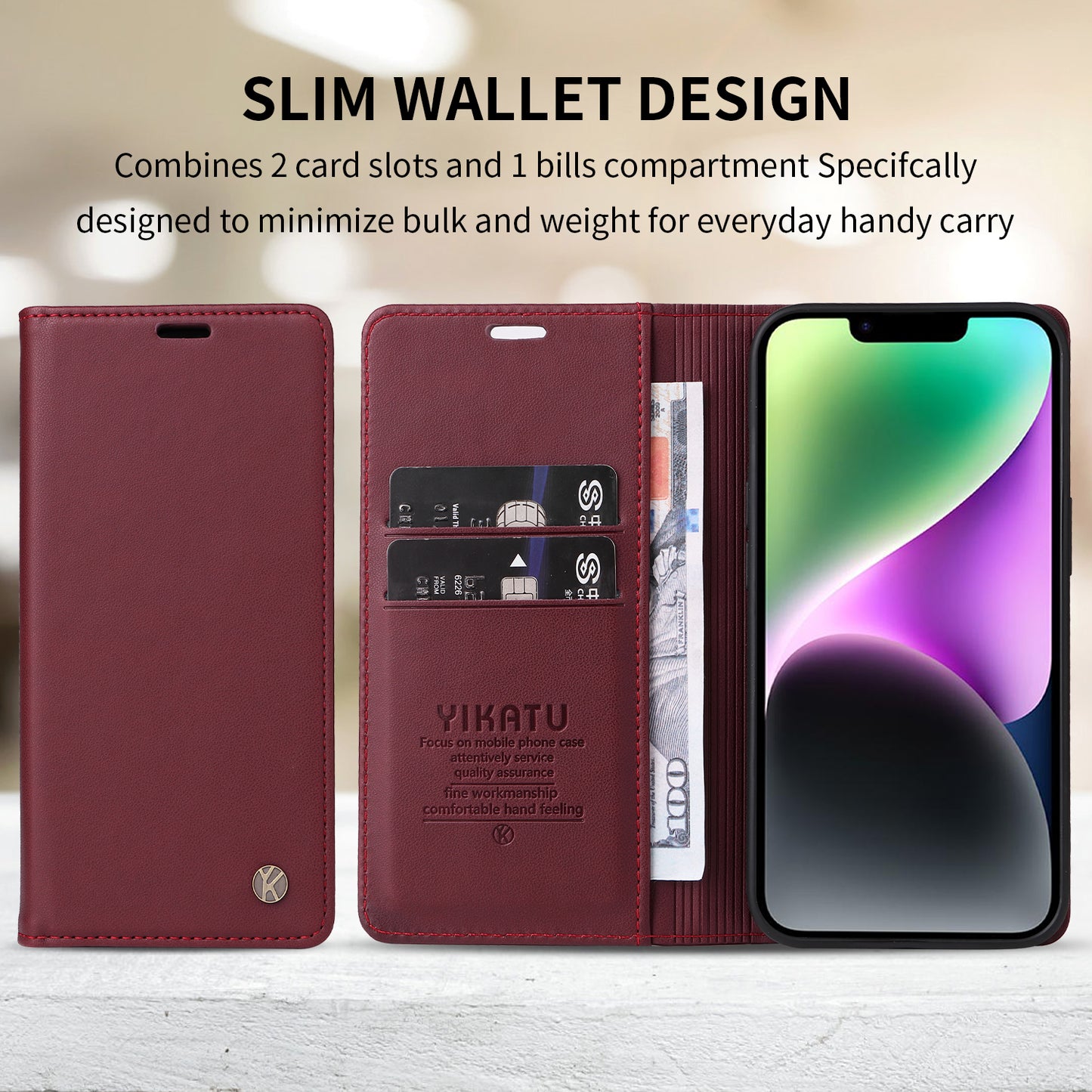 YIKATU For Honor 600 Lite 5G YK-001 Phone Cases Magnetic Closure PU Leather Mobile Cover