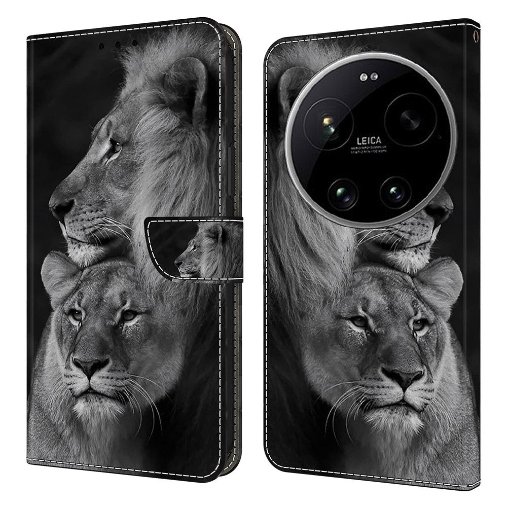 Xiaomi 17 Ultra 5G – Wallet-Handyhülle aus PU-Leder und TPU, mit Ständer