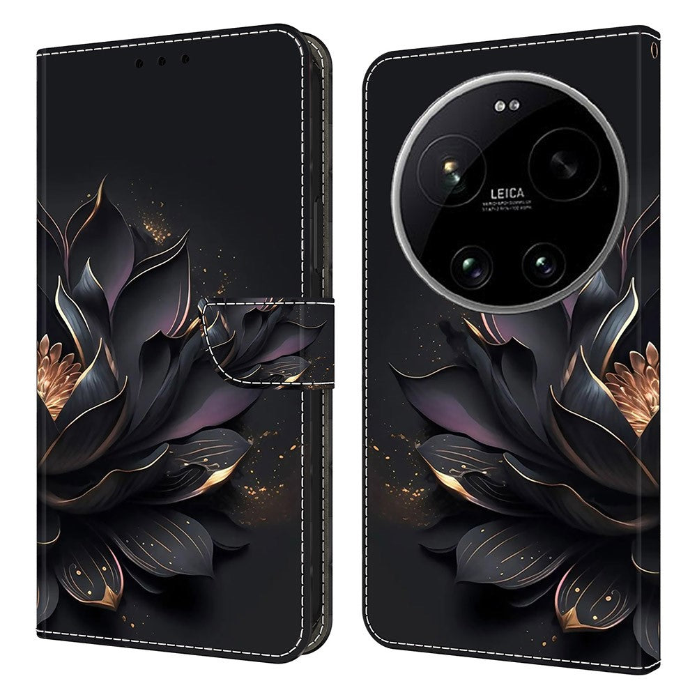 Xiaomi 17 Ultra 5G – Wallet-Handyhülle aus PU-Leder und TPU, mit Ständer