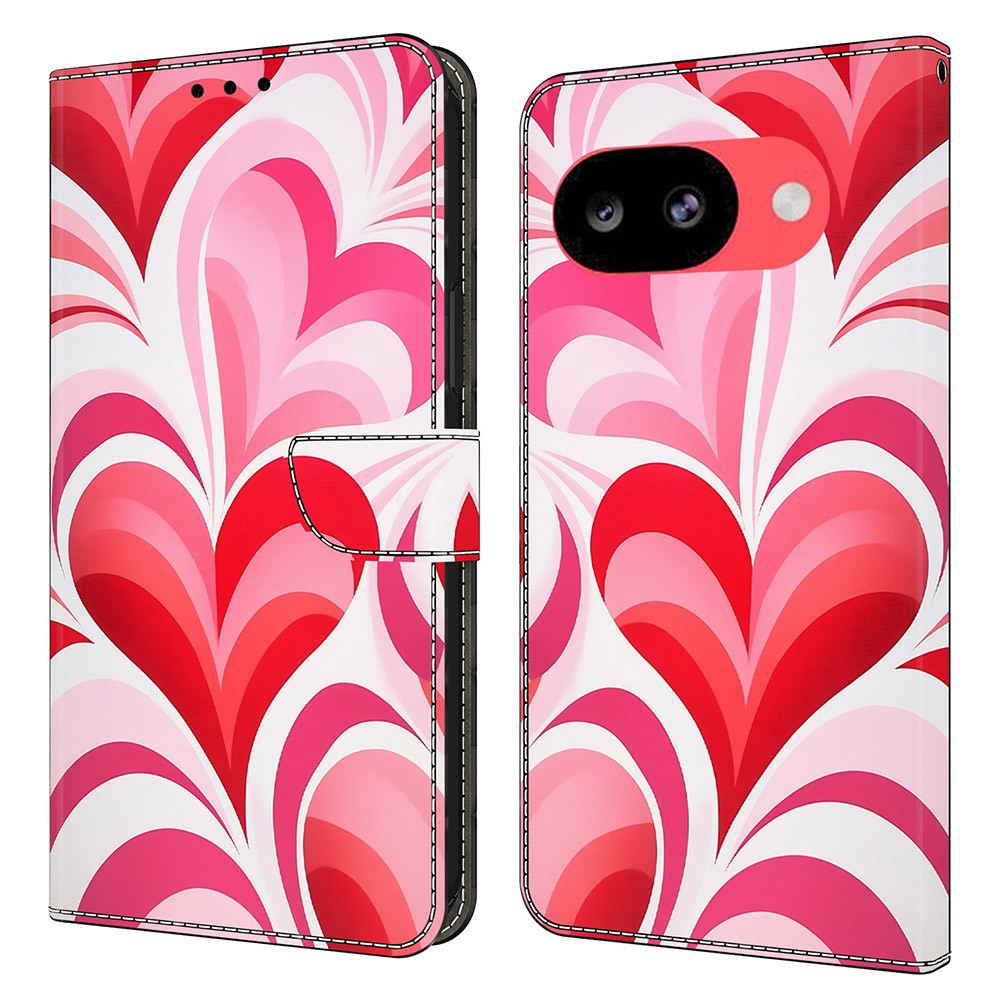 Wallet Case For Google Pixel 10a Stand Pattern Printing PU Leather Flip Phone Cover