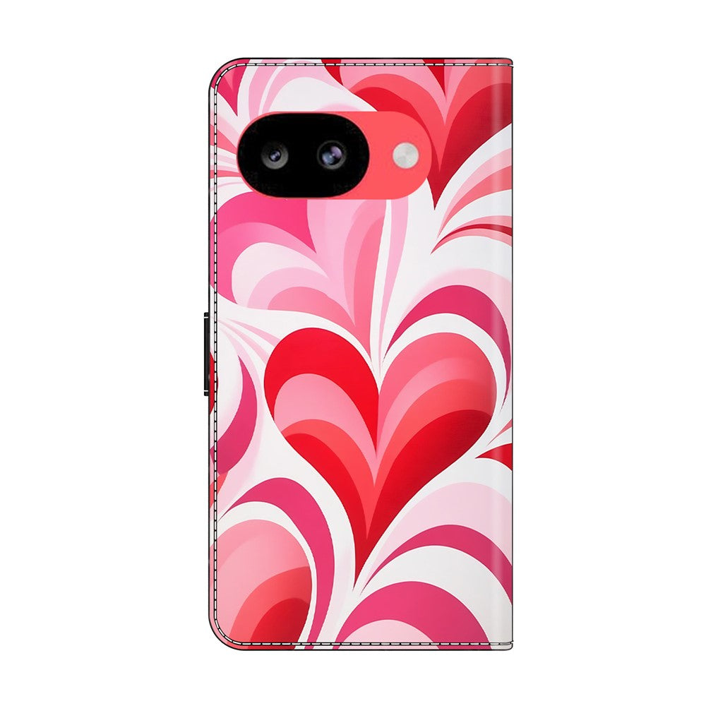 Wallet Case For Google Pixel 10a Stand Pattern Printing PU Leather Flip Phone Cover