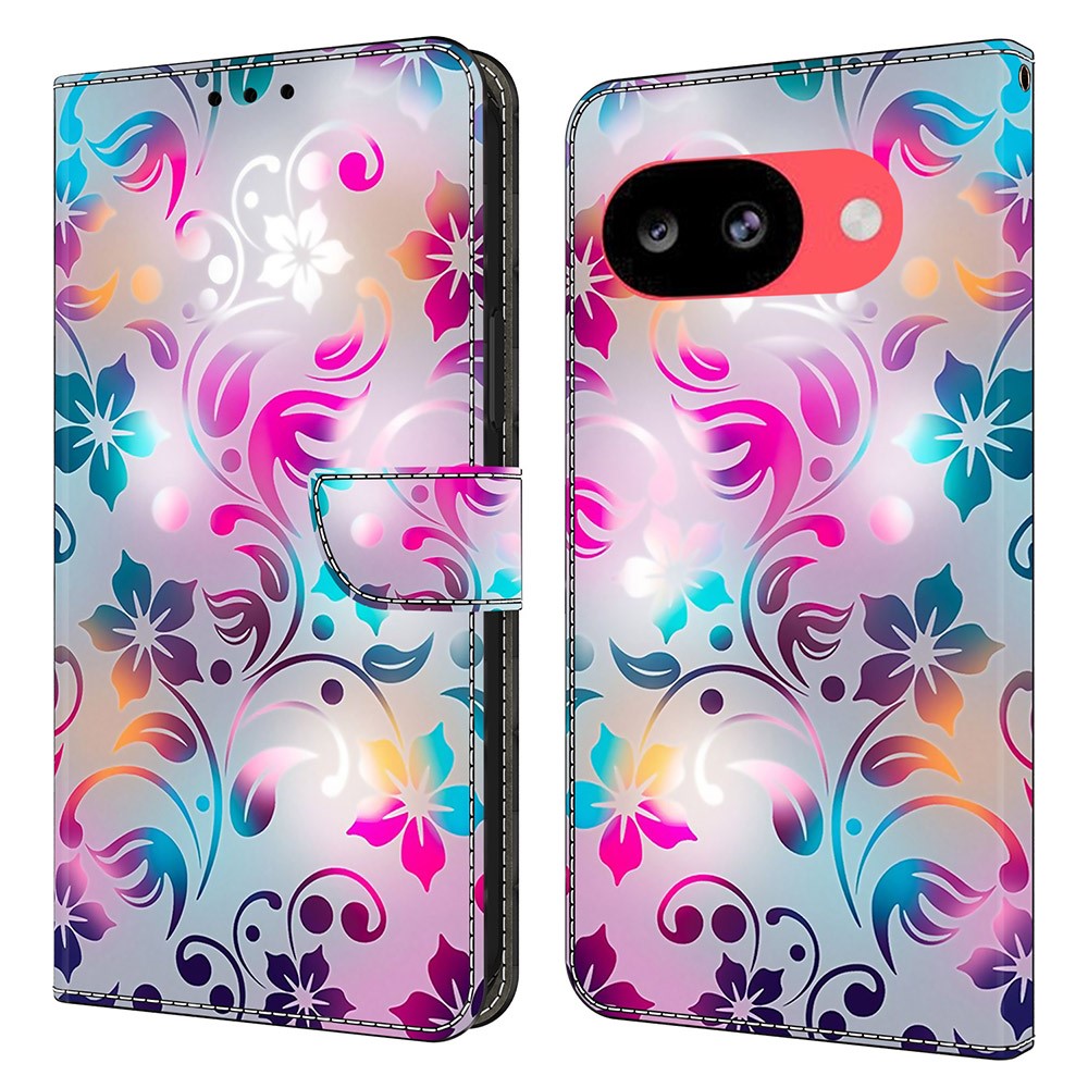 Wallet Case For Google Pixel 10a Stand Pattern Printing PU Leather Flip Phone Cover