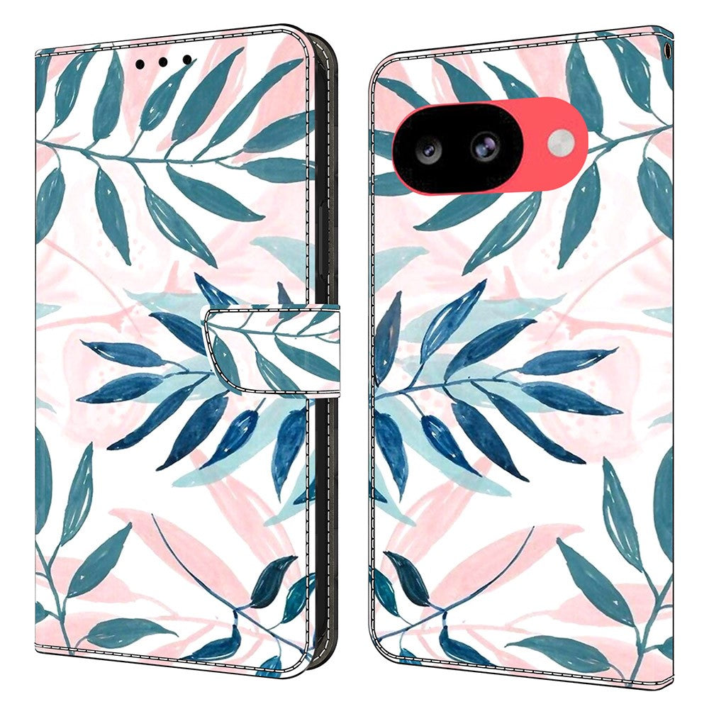 Wallet Case For Google Pixel 10a Stand Pattern Printing PU Leather Flip Phone Cover