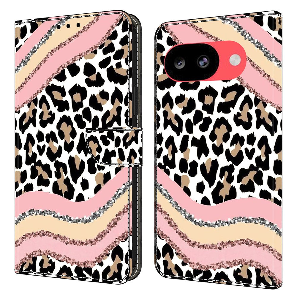 Wallet Case For Google Pixel 10a Stand Pattern Printing PU Leather Flip Phone Cover