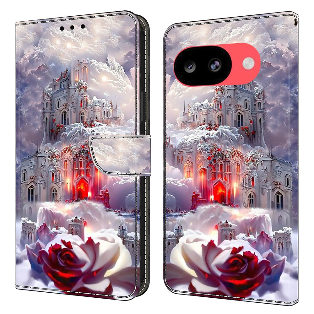 Wallet Case For Google Pixel 10a Stand Pattern Printing PU Leather Flip Phone Cover