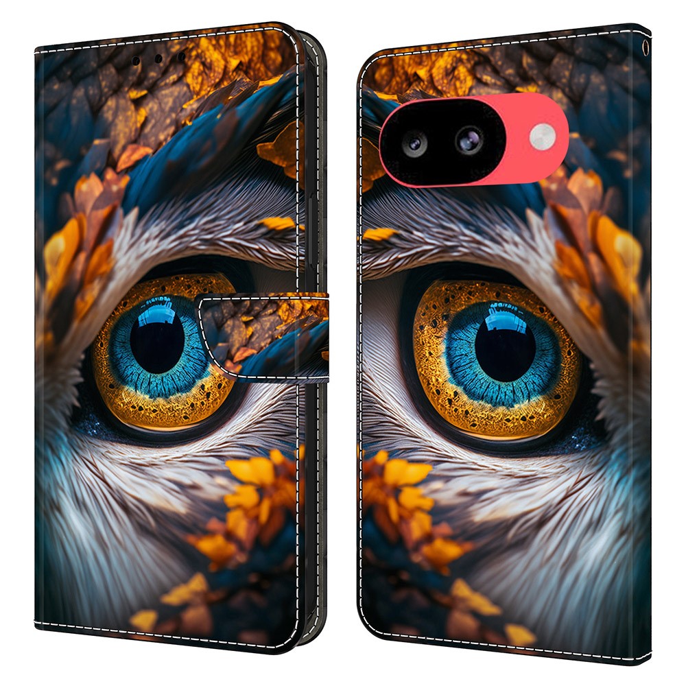 Wallet Case For Google Pixel 10a Pattern Printing PU Leather Flip Stand Phone Cover