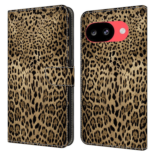 Google Pixel 10a Handyhülle – Wallet Case Musterdruck PU-Leder-Flip-Standfunktion