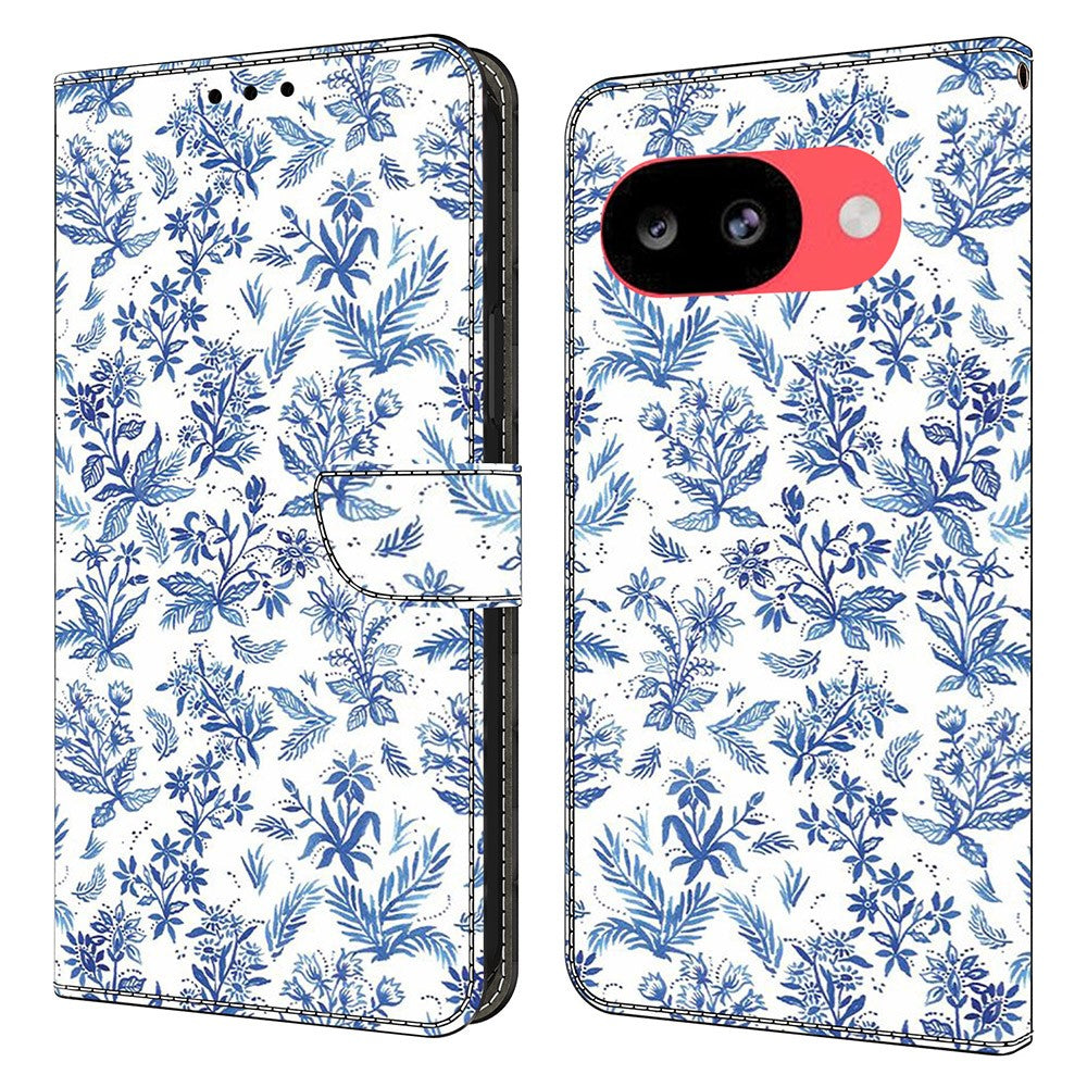 Wallet Case For Google Pixel 10a Pattern Printing PU Leather Flip Stand Phone Cover