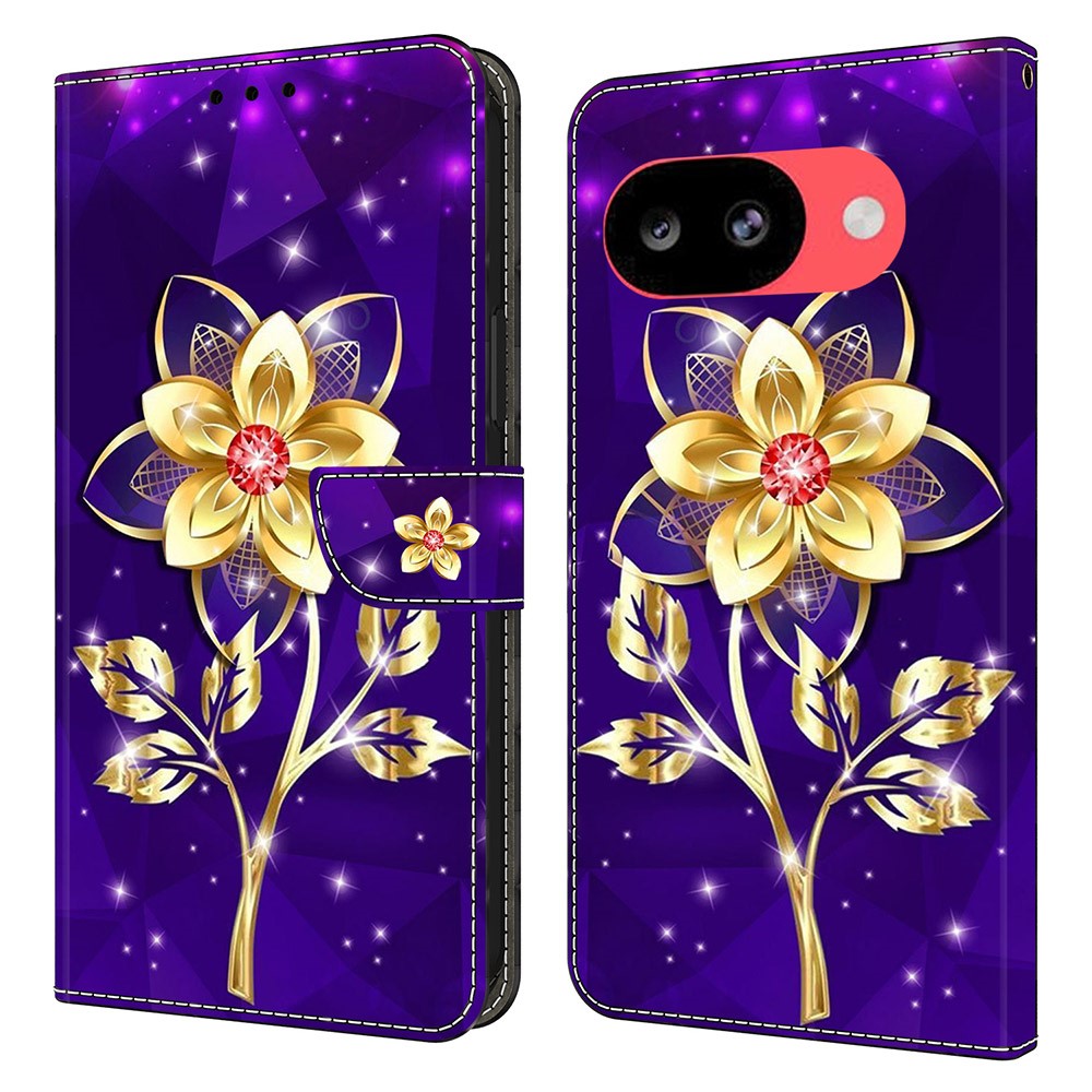 Wallet Case For Google Pixel 10a Pattern Printing PU Leather Flip Stand Phone Cover
