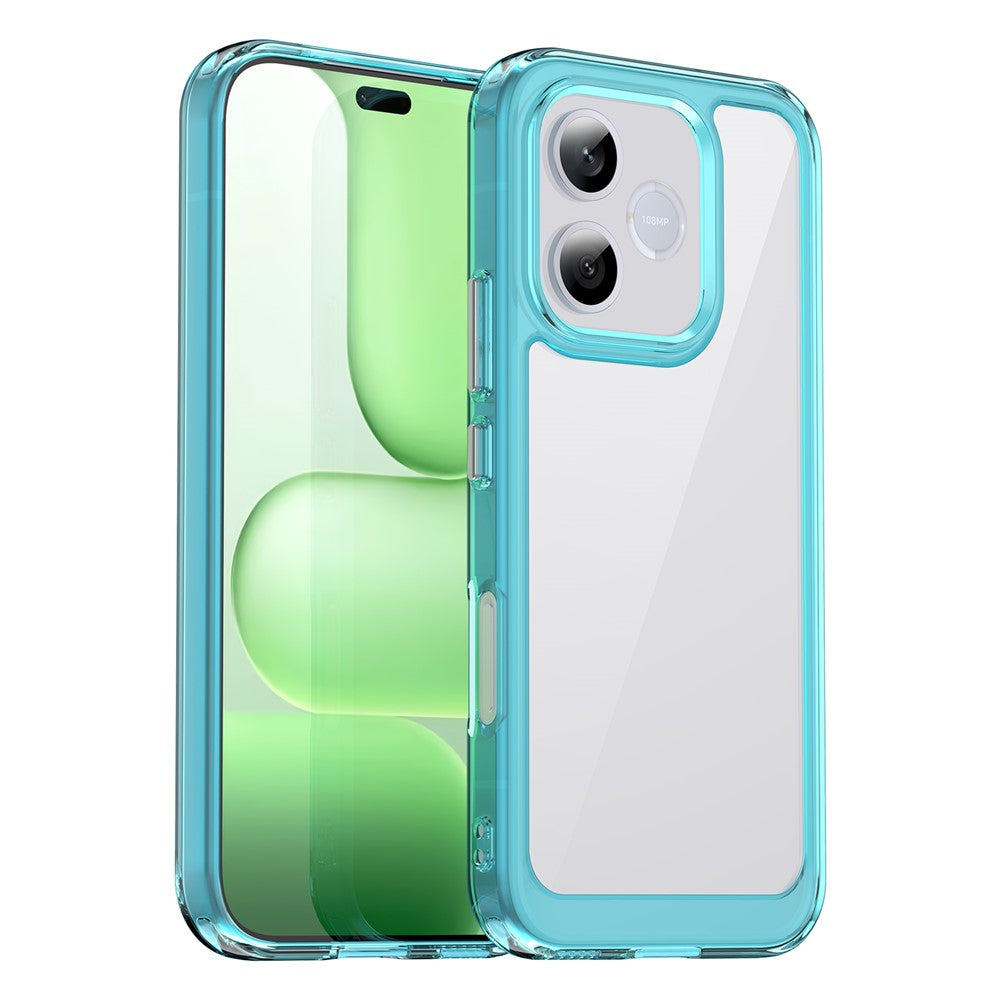 Honor 600 Lite 5G Transparente Handyhülle – Stoßfeste Rückseite, aus TPU & Acryl