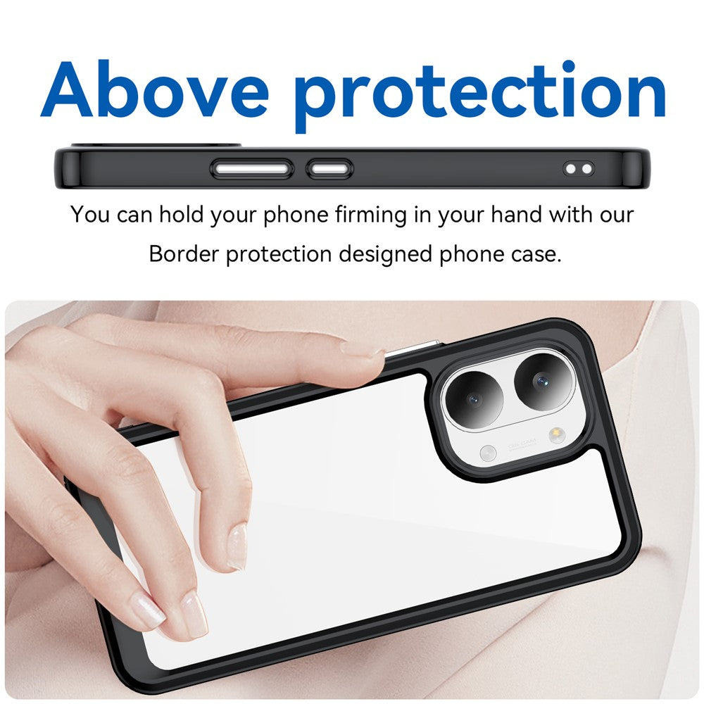 Phone Case for Xiaomi Poco X8 Pro Max 5G  /  Redmi Turbo 5 Max 5G TPU + Acrylic Protective Clear Phone Cover