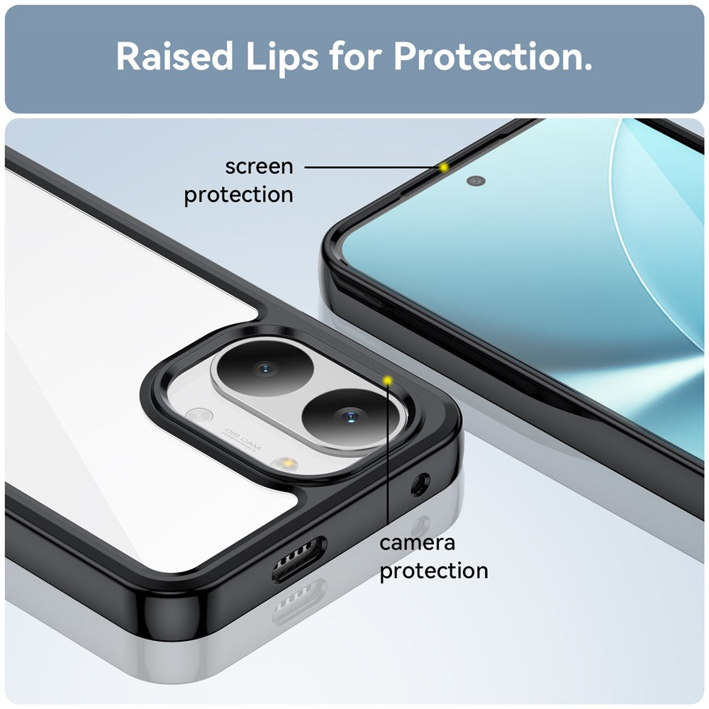 Phone Case for Xiaomi Poco X8 Pro Max 5G  /  Redmi Turbo 5 Max 5G TPU + Acrylic Protective Clear Phone Cover