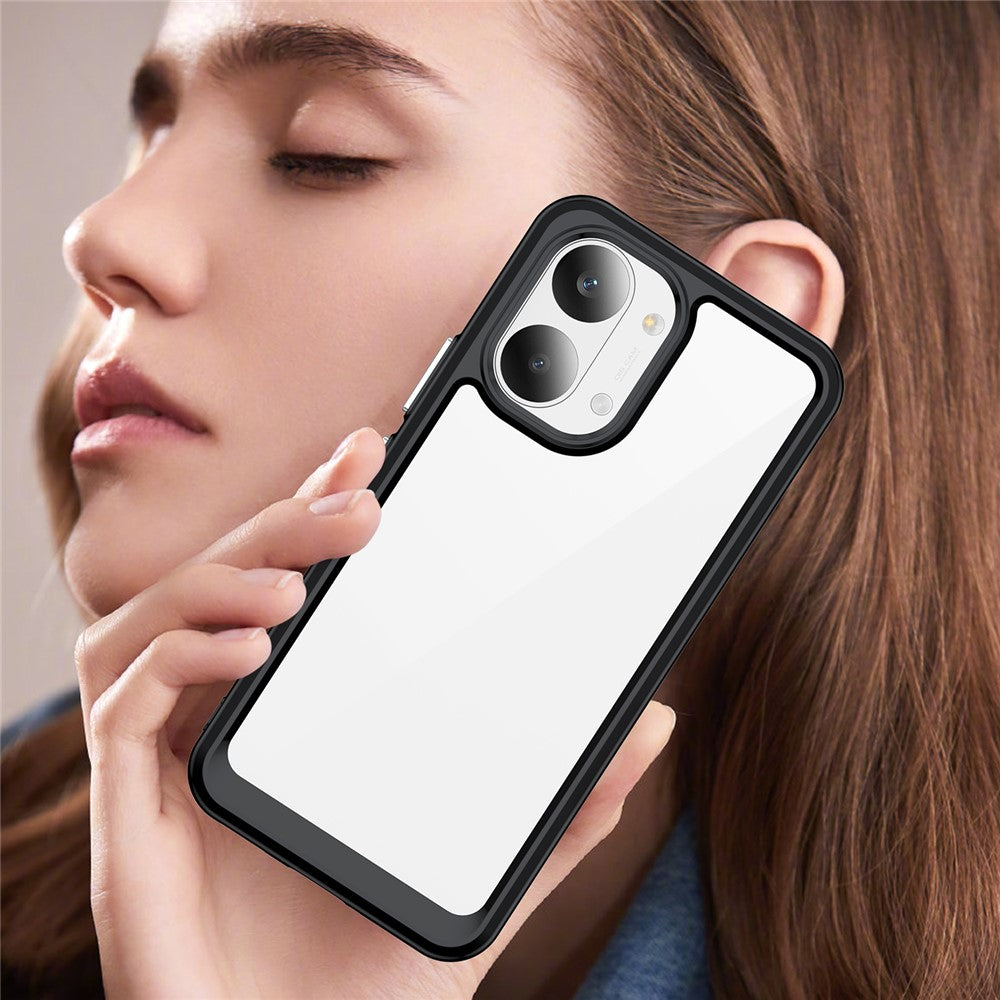 Phone Case for Xiaomi Poco X8 Pro Max 5G  /  Redmi Turbo 5 Max 5G TPU + Acrylic Protective Clear Phone Cover