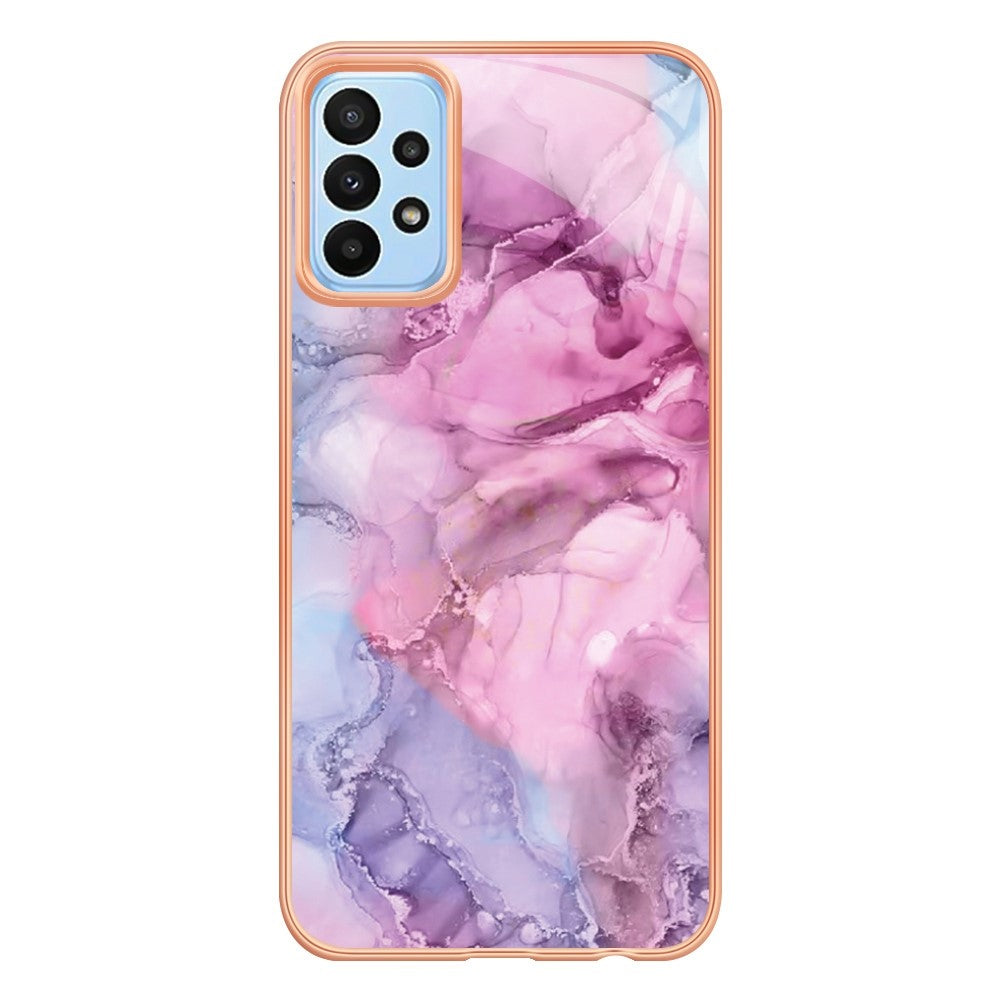 Galaxy A33 5G Schutzhülle – Mit Marmormuster 2,0 mm Galvanik-Rückseite