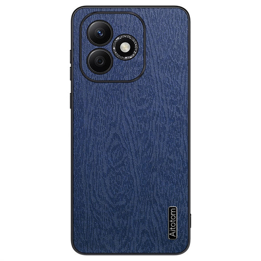 Honor 600 Lite 5G Handyhülle – Aus lederbeschichtetem PC+TPU, mit Holzmaserung