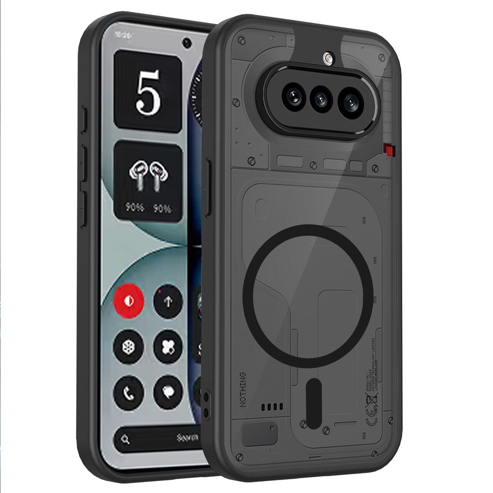 For Nothing Phone (4a) Magnetic Case Skin Touch Matte PC + TPU Anti-Drop Phone Cover