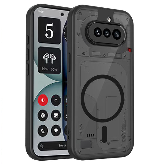 For Nothing Phone (4a) Magnetic Case Skin Touch Matte PC + TPU Anti-Drop Phone Cover