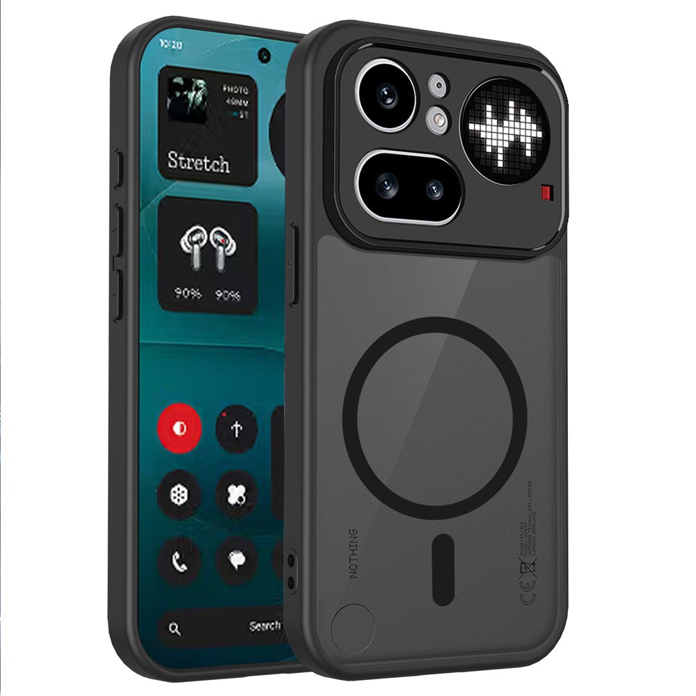 For Nothing Phone (4a) Pro Magnetic Case Skin Touch Matte PC + TPU Anti-Drop Phone Cover