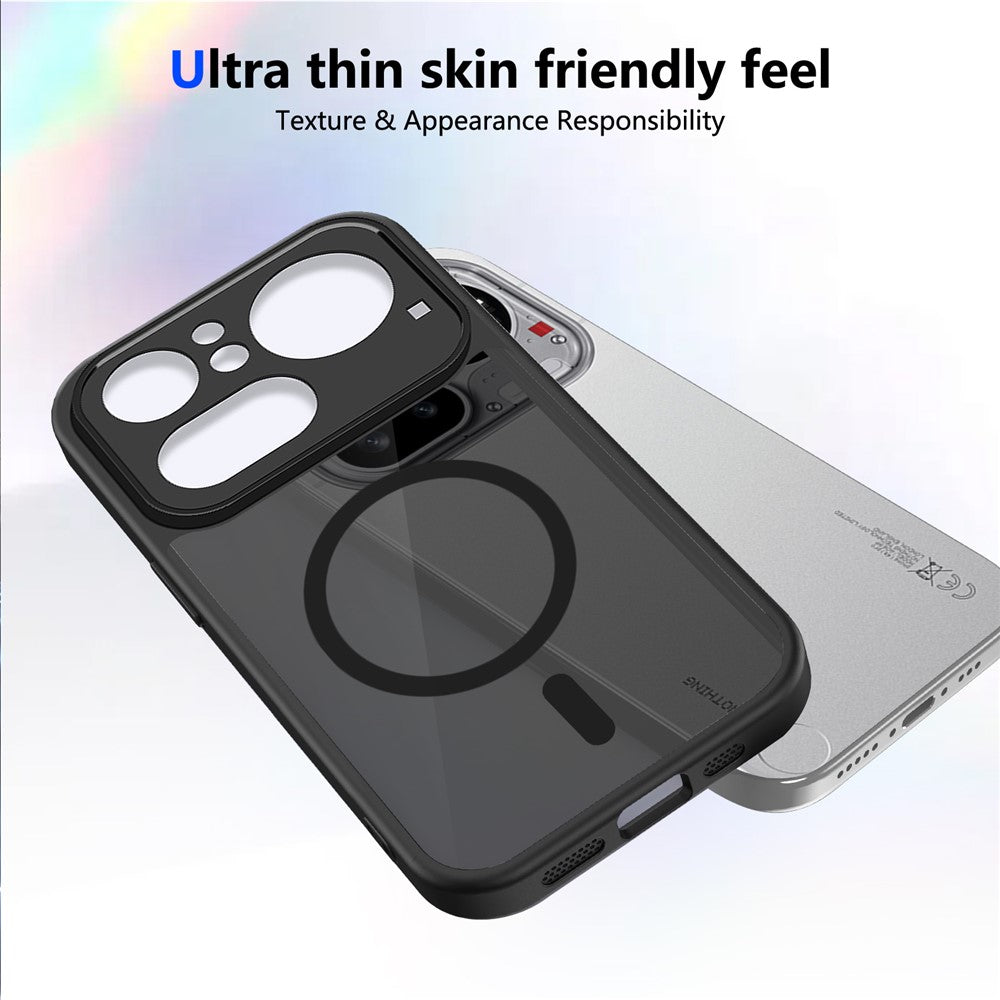 For Nothing Phone (4a) Pro Magnetic Case Skin Touch Matte PC + TPU Anti-Drop Phone Cover