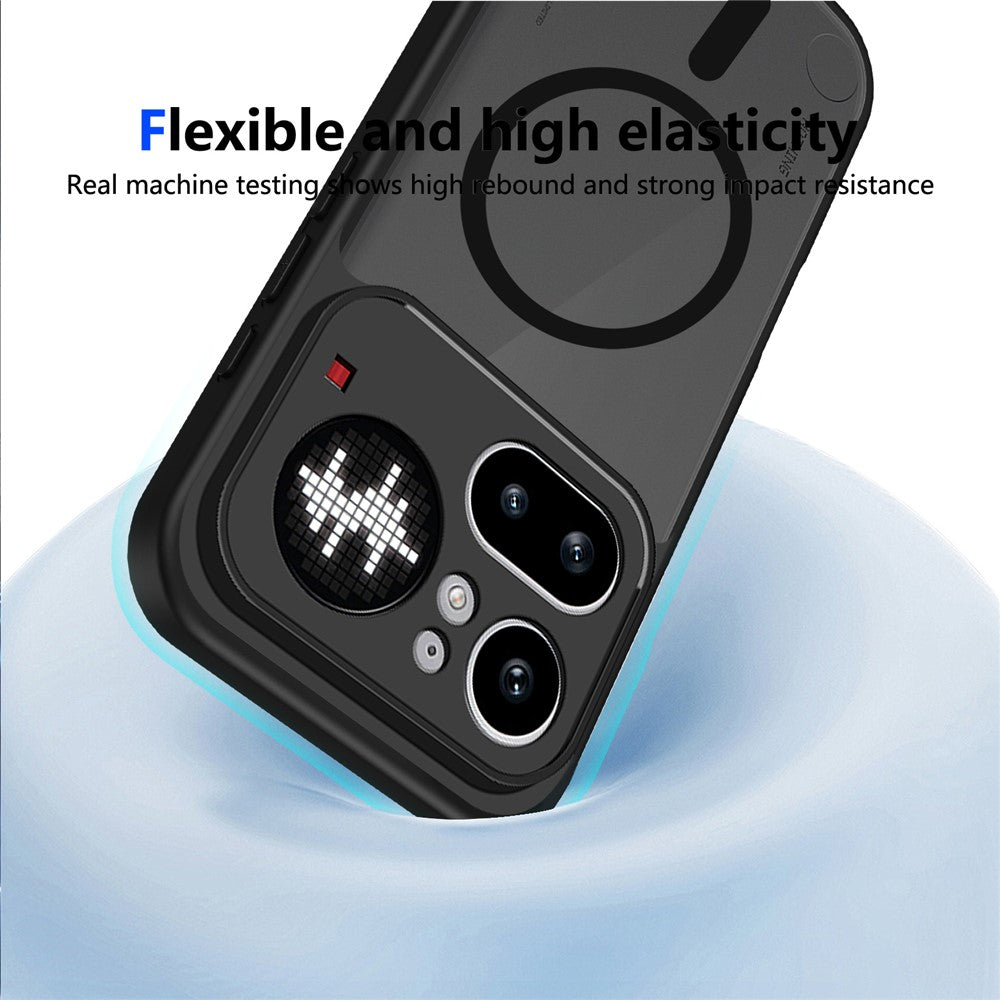 For Nothing Phone (4a) Pro Magnetic Case Skin Touch Matte PC + TPU Anti-Drop Phone Cover