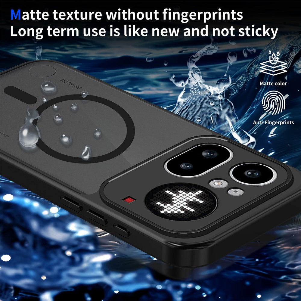 For Nothing Phone (4a) Pro Magnetic Case Skin Touch Matte PC + TPU Anti-Drop Phone Cover