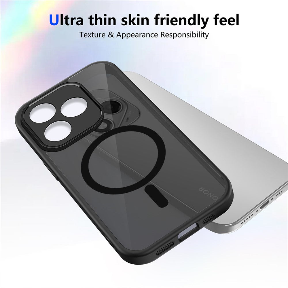 For Honor 600 Lite 5G Magnetic Case Skin Touch Matte PC + TPU Anti-Drop Phone Cover