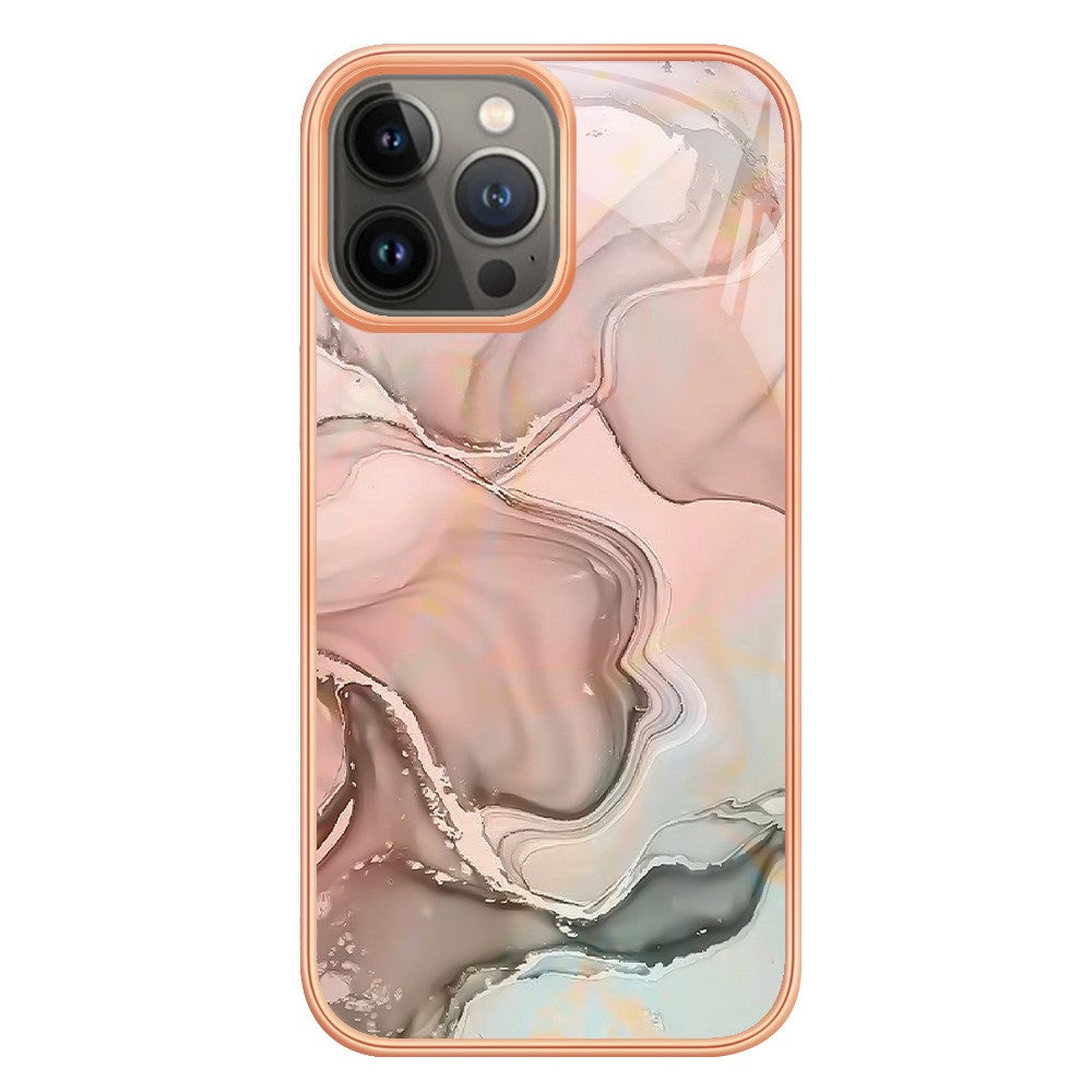 iPhone 13 Pro Schutzhülle – Mit Marmormuster 2,0 mm Galvanik-Rückseite