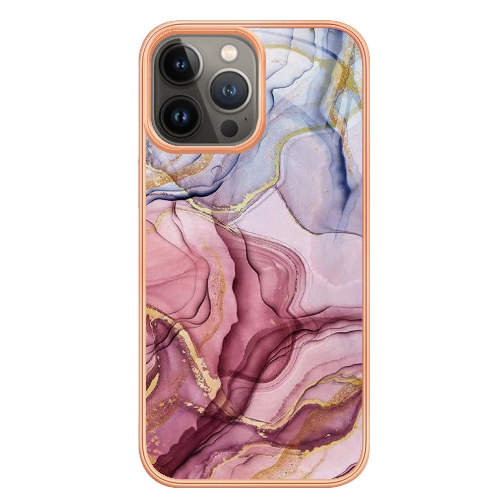 iPhone 13 Pro Schutzhülle – Mit Marmormuster 2,0 mm Galvanik-Rückseite