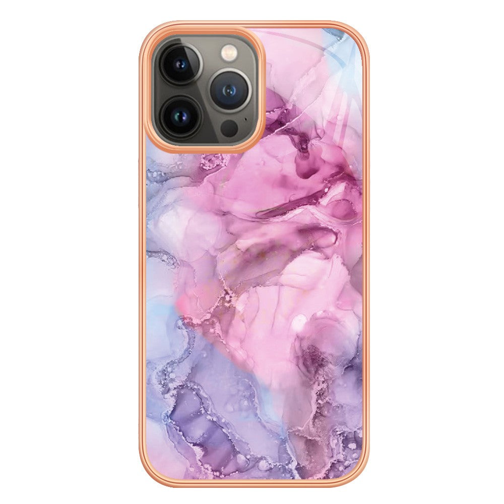 iPhone 13 Pro Schutzhülle – Mit Marmormuster 2,0 mm Galvanik-Rückseite
