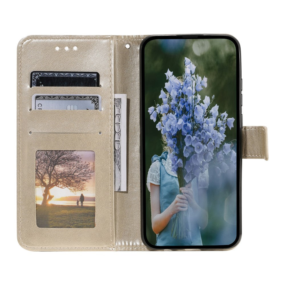 Nothing Phone (4a) Pro Wallet-Handyhülle – Mit Totem-Aufdruck, aus PU-Leder
