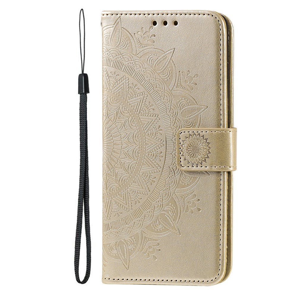 Nothing Phone (4a) Pro Wallet-Handyhülle – Mit Totem-Aufdruck, aus PU-Leder