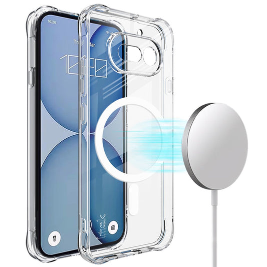 IMAK for Nothing Phone (4a) Magnetic Case Airbag Shockproof Protection TPU Phone Cover