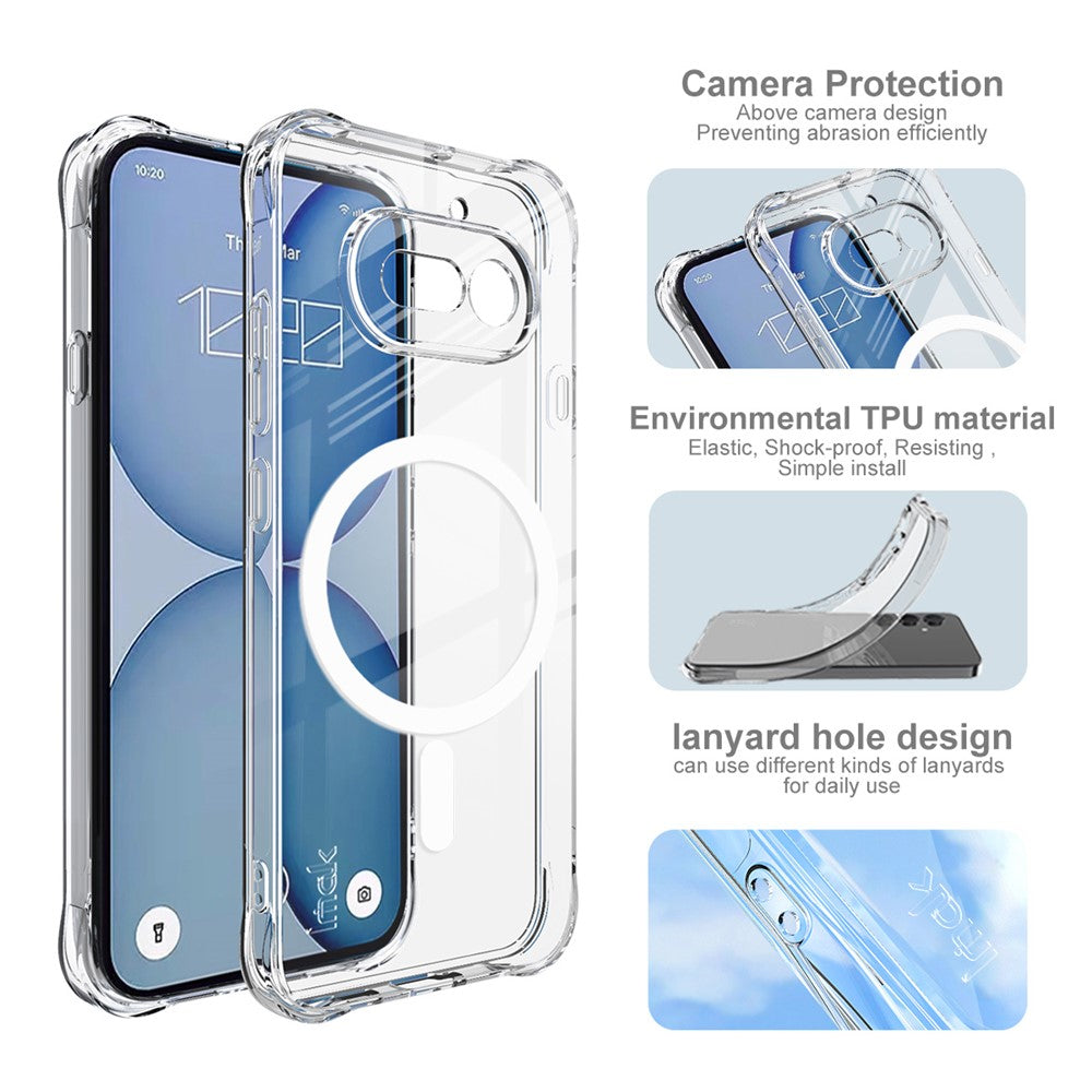 IMAK for Nothing Phone (4a) Magnetic Case Airbag Shockproof Protection TPU Phone Cover