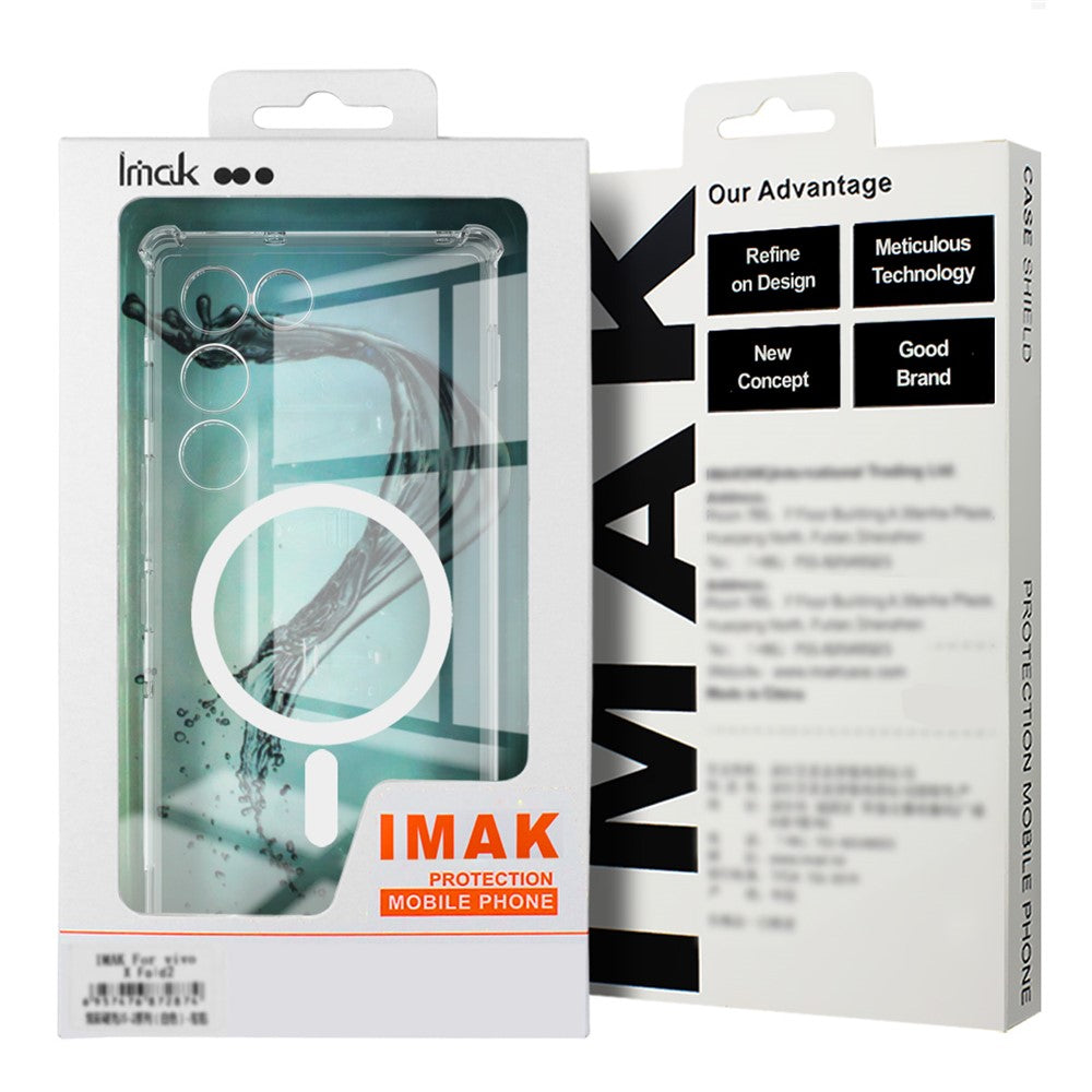 IMAK for Honor X8d 4G Magnetic Case Airbag Shockproof Protection TPU Phone Cover