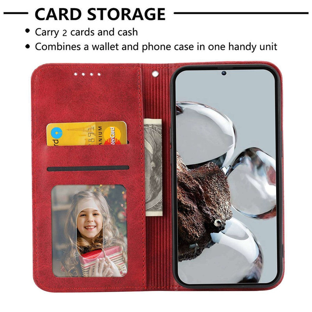 For Xiaomi Redmi Note 12 Pro 5G  / Note 12 Pro Speed 5G / Poco X5 Pro 5G Imprinted Rhombus Pattern Stand Calf Texture Cover PU Leather Wallet Magnetic Closure Case