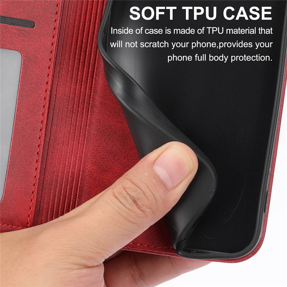For Xiaomi Redmi Note 12 Pro 5G  / Note 12 Pro Speed 5G / Poco X5 Pro 5G Imprinted Rhombus Pattern Stand Calf Texture Cover PU Leather Wallet Magnetic Closure Case