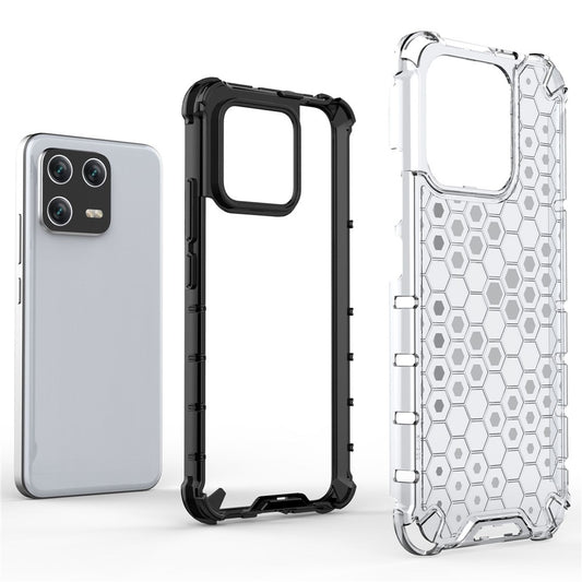 Xiaomi 13 Handyhülle – Anti-Fingerabdruck- aus TPU und PC mit Wabenstruktur, stoßfeste Rückseite