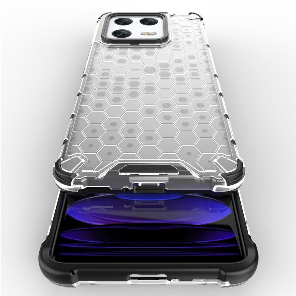 For Xiaomi 13 Pro 5G TPU + PC Protective Case Honeycomb Texture Scratch-proof Back Cover
