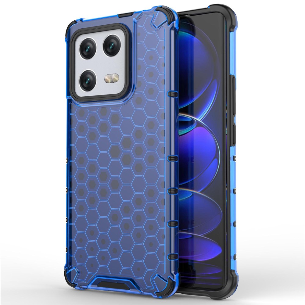 For Xiaomi 13 Pro 5G TPU + PC Protective Case Honeycomb Texture Scratch-proof Back Cover