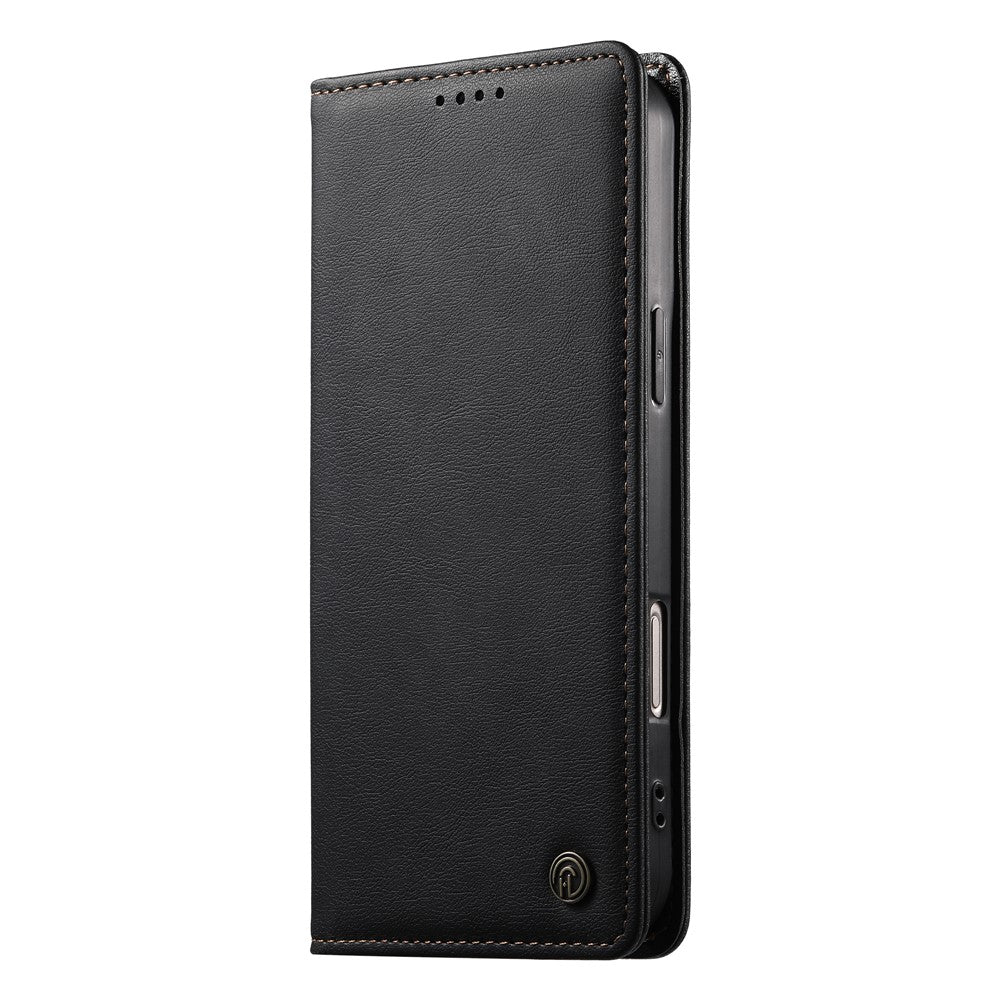 DIERFENG DF-019 for Samsung Galaxy S26 Leather Wallet Case Magnetic Flip Cover with Card Slots RFID Blocking