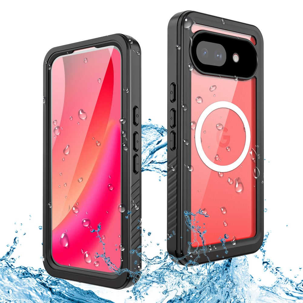 REDPEPPER FS Series For Google Pixel 10a IPX8 Waterproof Case PC TPU PET Clear Magnetic Phone Cover