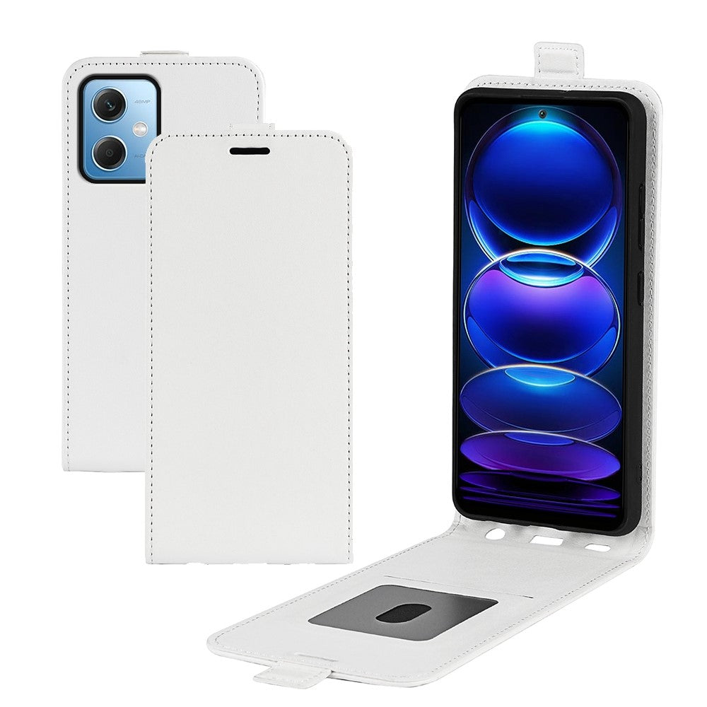 For Xiaomi Redmi Note 12 5G (Global) / (India) / (China) / Poco X5 5G Crazy Horse Texture Card Holder Leather Protective Cover Vertical Flip Case