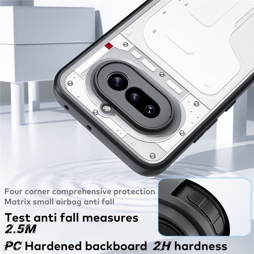 For Nothing Phone (4a) Phone Case Shockproof PC + TPU Clear Back Cover