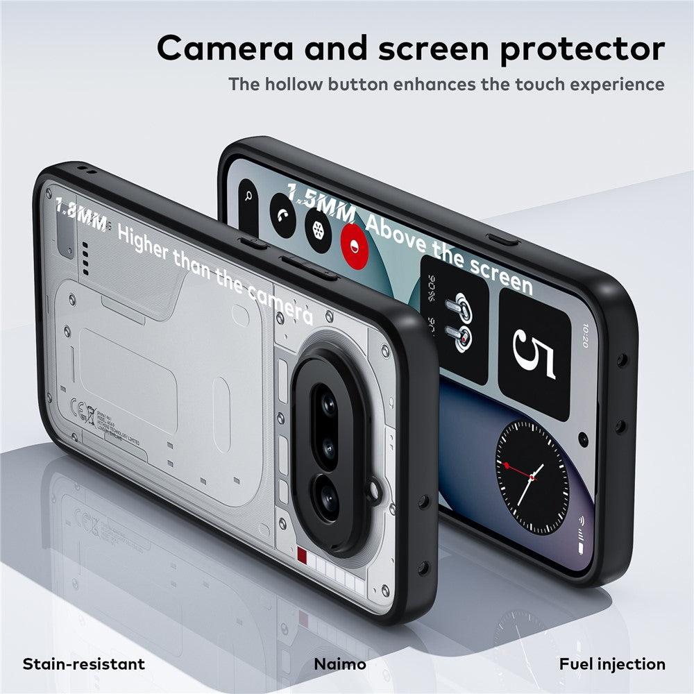 For Nothing Phone (4a) Phone Case Shockproof PC + TPU Clear Back Cover