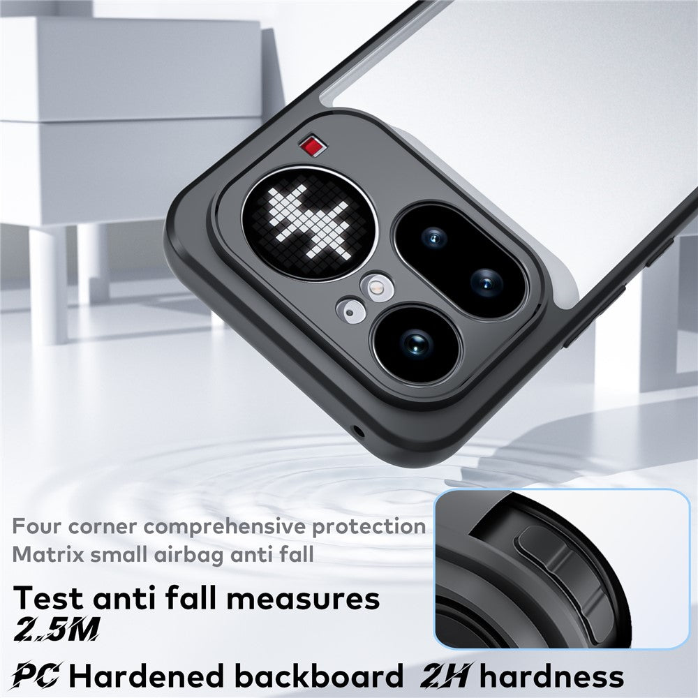 For Nothing Phone (4a) Pro Phone Case Shockproof PC + TPU Clear Back Cover