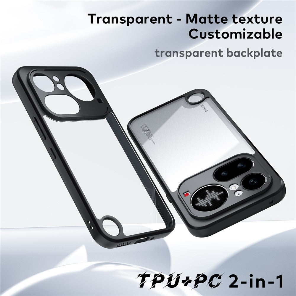 For Nothing Phone (4a) Pro Phone Case Shockproof PC + TPU Clear Back Cover